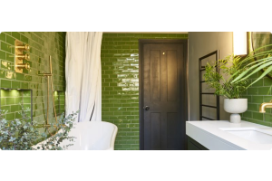 Forest bathing in the bathroom