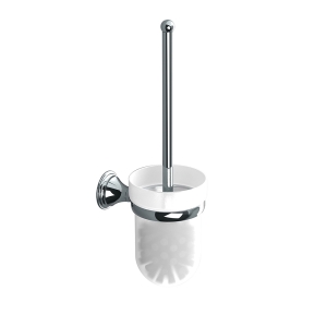 Genoa WC Brush Set - Chrome