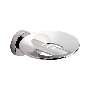 Tecno Project Metal Soap Dish with Holes - Chrome