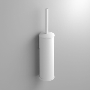 Metal WC Brush Set - White