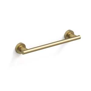 Tecno Project Towel Rail 33cm - Brushed Brass