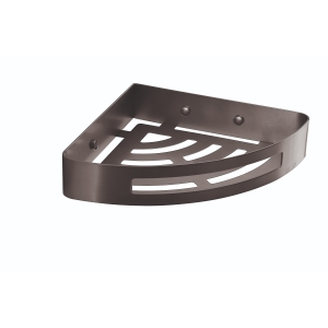 Nerva Corner Shower Basket - Gunmetal