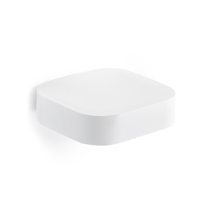 Outline Metal Soap Dish - White