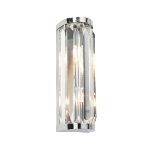 Crystal Wall Light - Chrome