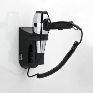 Grecale Hair Dryer with Shaver Socket - Black/Chrome