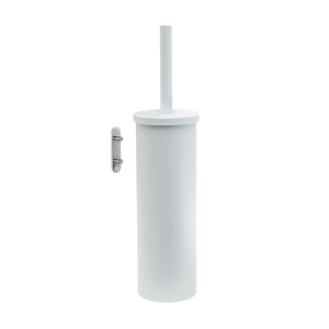 Flip Toilet Brush Wall Mounted - White