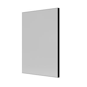 Tate Rectangular Mirror 70 Black - 70x90cm