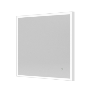 Tate Light Square Mirror 70 White - 70x70cm