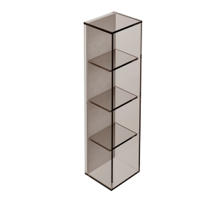 Pier Glass 4 Box Shelf Rectangular - Bronze