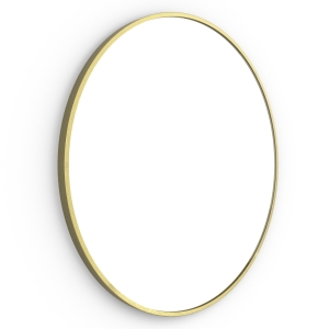 Docklands Round Mirror 60cm - Brushed Brass