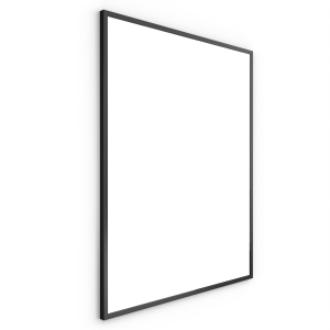 Docklands Rectangular Mirror 80x100cm - Black