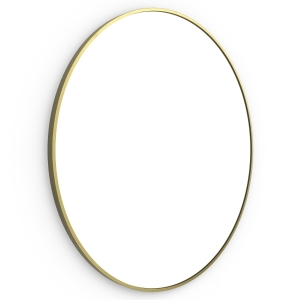 Docklands Round Mirror 80cm - Brushed Brass