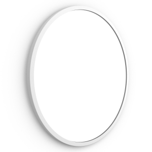 Docklands Round Mirror 60cm - White
