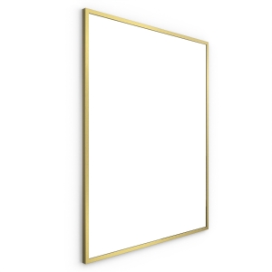 Docklands Rectangular Mirror 80x100cm - Brushed Brass
