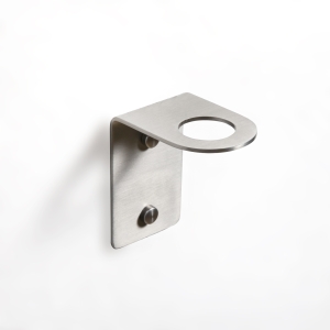 Bottle Holder 1 hole - Brushed Stainless Steel