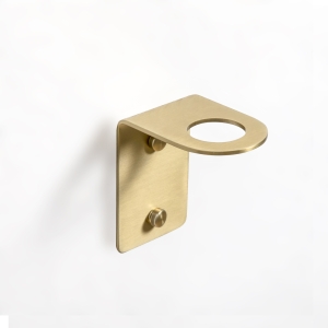 Bottle Holder 1 hole - Brushed Brass