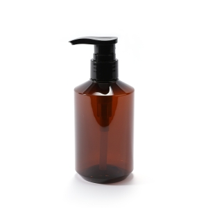 Dispenser Bottle 300ml & Pump - Brown/Black