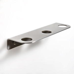 Bottle Holder 3 hole - Brushed Stainless steel