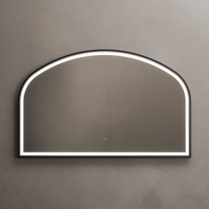 Lomax Light Overmantle Arch 120 Black - 120x75cm