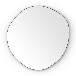 Oslo Organic Mirror 60 - Black