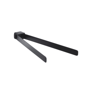 Pirenei Double Swing Towel Rail - Black