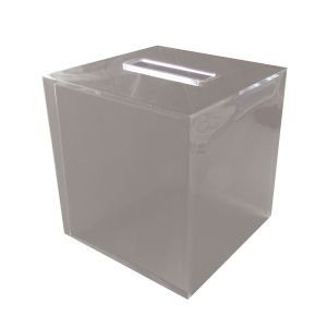 Rainbow Square Tissue Box - Silver