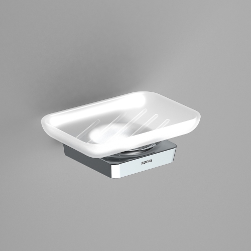 S6 Soap Dish - chrome