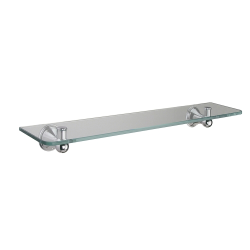 Genoa Glass Shelf 50cm - Chrome