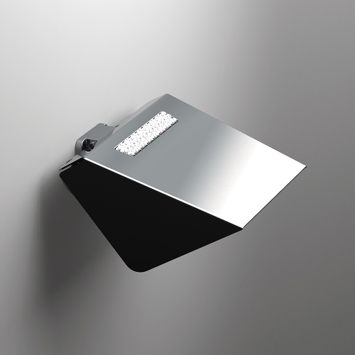 S8 Swarovski Toilet Roll Holder with Flap - Chrome