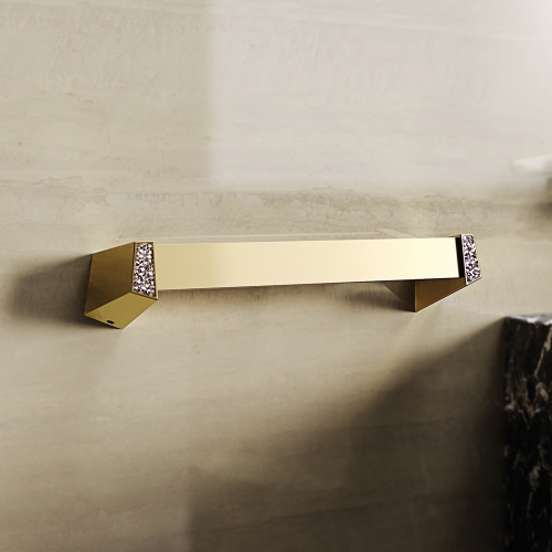 S8 Swarovski Towel Rail 80cm - Gold