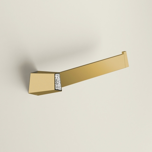 S8 Swarovski Open Towel Bar - Gold