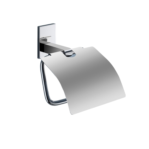 Maine Toilet Roll Holder With Flap - Chrome