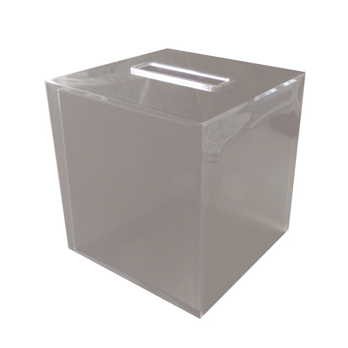 Rainbow Square Tissue Box - Silver