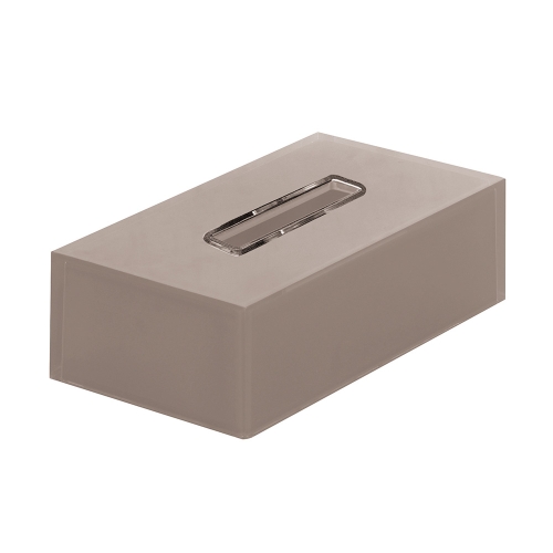 Rainbow Rectangular Tissue Box - Silver