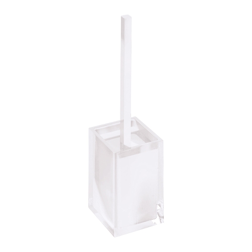 Rainbow Toilet Brush - White