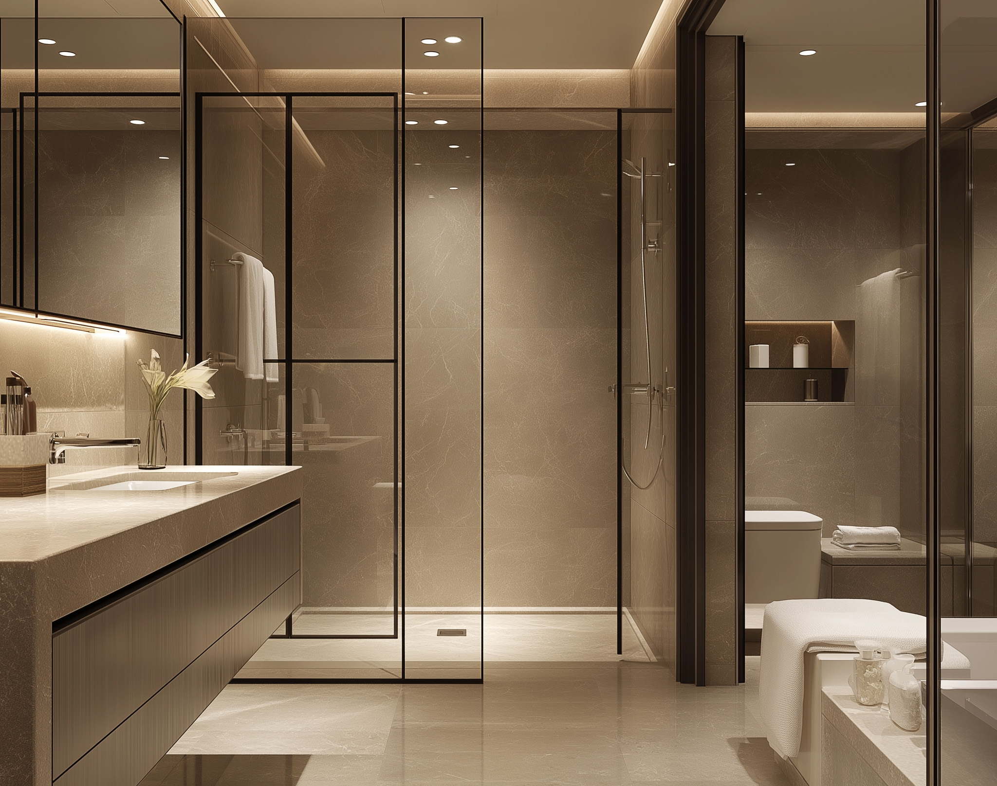 How To Get That Hotel Bathroom Look