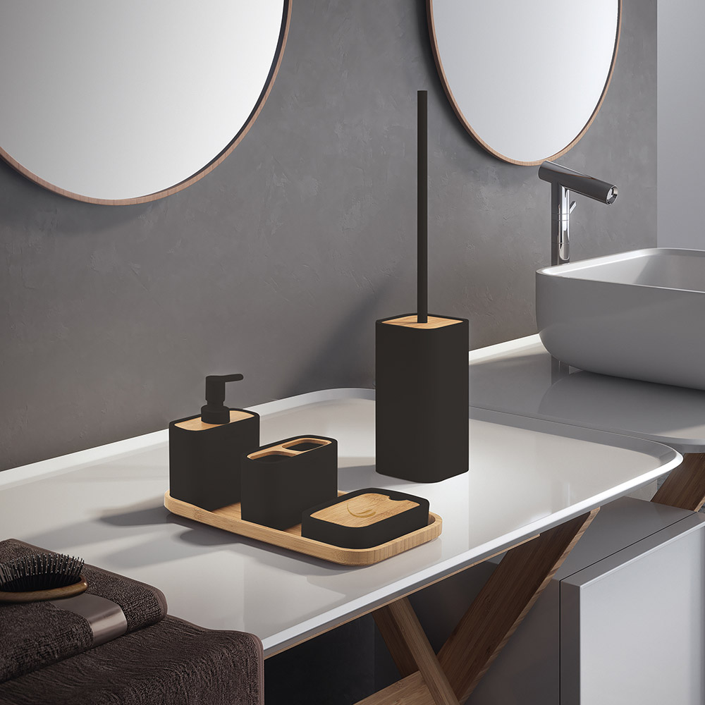 How Black Bathroom Accessories Add Definition and Detail to a Bathroom Scheme